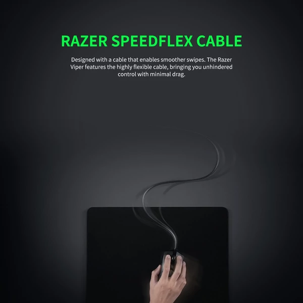 Razer Viper vezetékes játékegér 16000DPI RGB