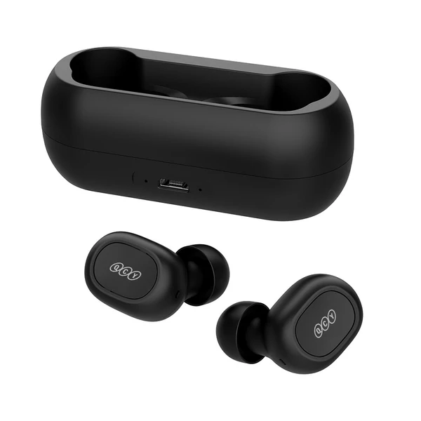 QCY T1C Bluetooth 5.0 TWS fülhallgató - Fekete