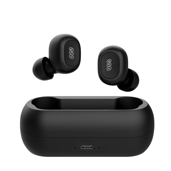 QCY T1C Bluetooth 5.0 TWS fülhallgató - Fekete