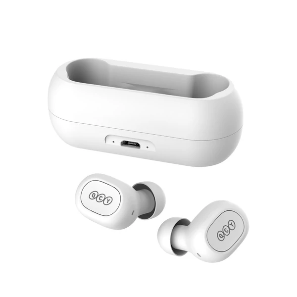 QCY T1C Bluetooth 5.0 TWS fülhallgató - Fehér