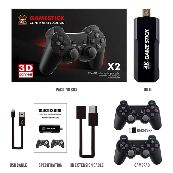 GD10 Game Stick beépített 40000 játék - 32 GB