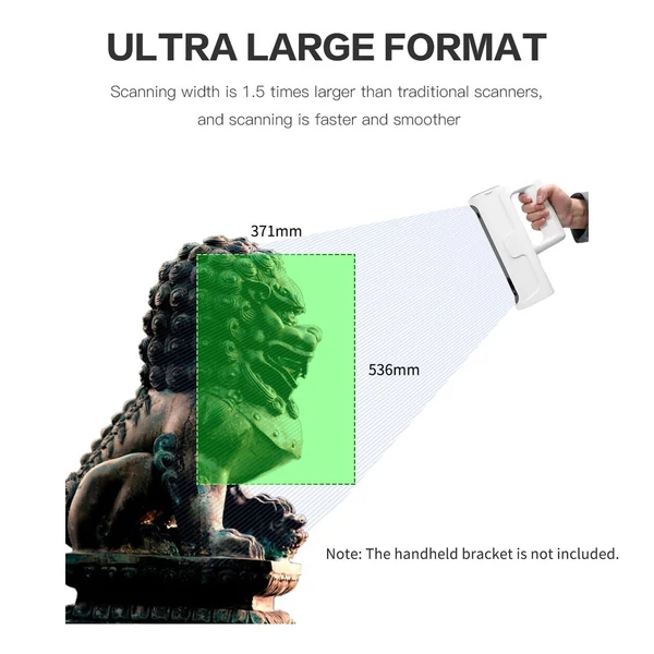 Eredeti Creality CR-SCAN01 hordozható 3D modellező szkenner (lemezjátszóval és állvánnyal)