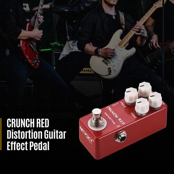 MOSKY CRUNCH RED torzító gitár effekt pedál