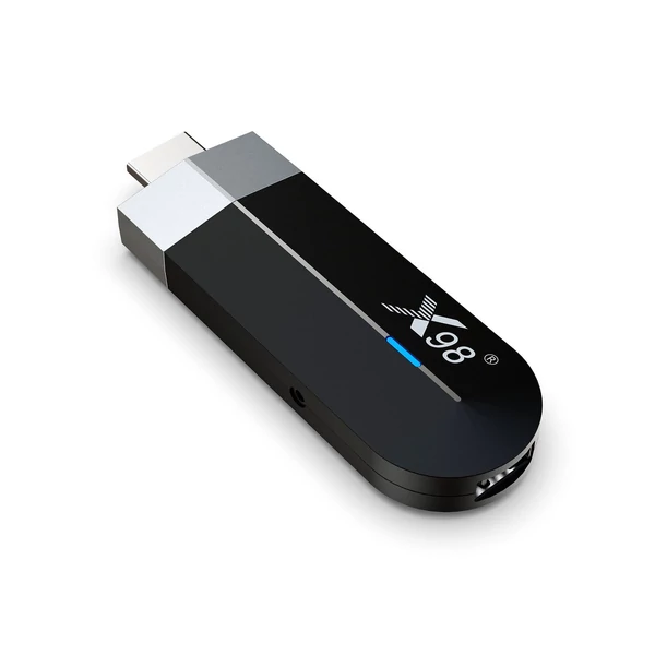 X98 S500 Android 11.0 Smart TV Stick UHD 4K médialejátszó Amlogic S905Y4 TV Dongle 2.4G/5G WiFi HDR10 H.265 VP9 dekódolás - 2GB+16GB