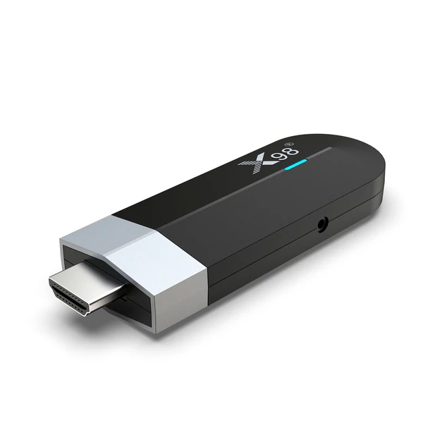 X98 S500 Android 11.0 Smart TV Stick UHD 4K médialejátszó Amlogic S905Y4 TV Dongle 2.4G/5G WiFi HDR10 H.265 VP9 dekódolás - 2GB+16GB