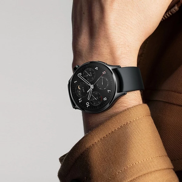 Xiaomi Watch S1 Pro sport okosóra vezetéknélküli töltőtalppal M2134W1 - Fekete