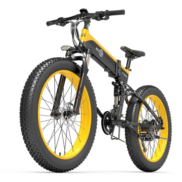 BEZIOR X500 500 W összecsukható elektromos kerékpár 26 x 4 hüvelykes Fat Tire hókerékpár