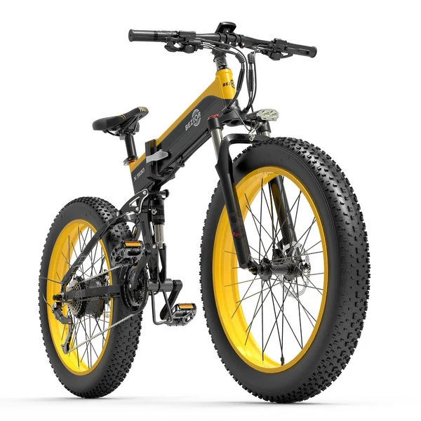 BEZIOR X500 500 W összecsukható elektromos kerékpár 26 x 4 hüvelykes Fat Tire hókerékpár