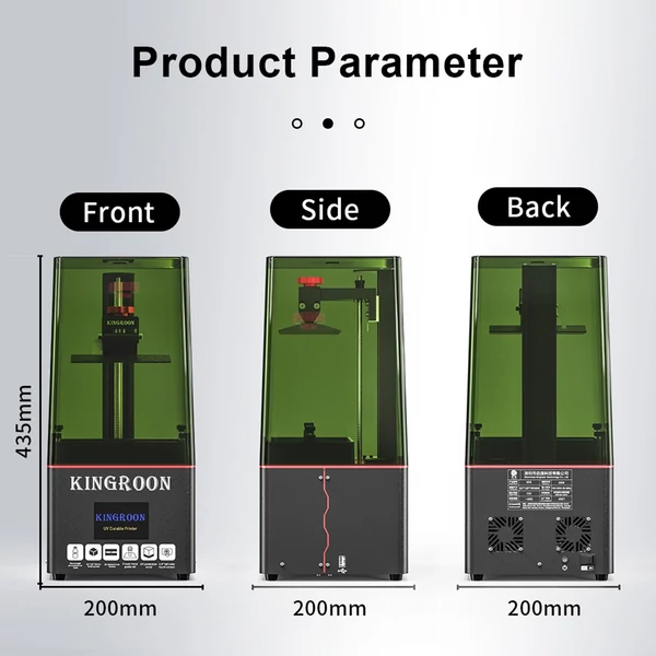 KINGROON KP6 MONO gyanta nyomtató LCD gyanta 3D nyomtató