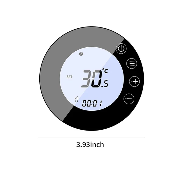 WIFI intelligens fűtési radiátor termosztát LCD kijelzővel - vízmelegítéshez