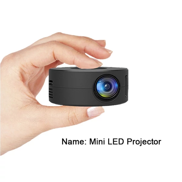 Mini Wirecast LED projektor optikai lencse 320*180 LCD kijelző huzaltükrözés funkcióval