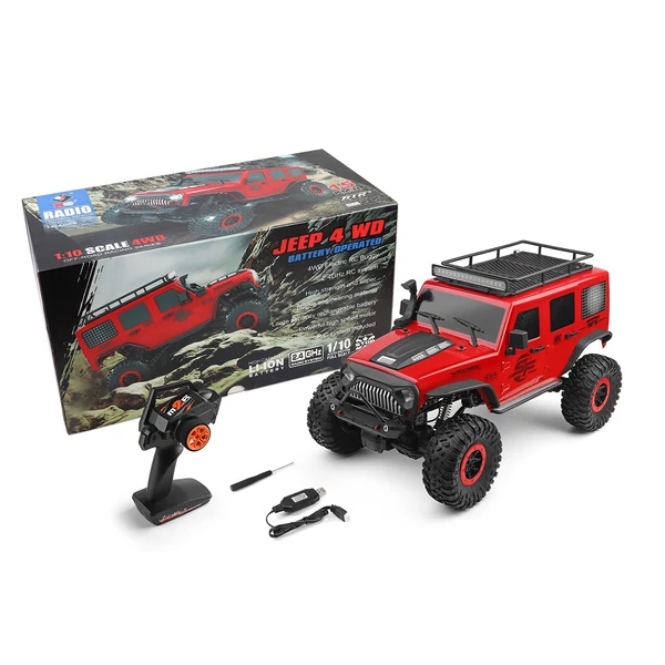 WLtoys 104311 RC terepjáró lánctalpas autó 2.4G 1/10 4WD Jeep SUV