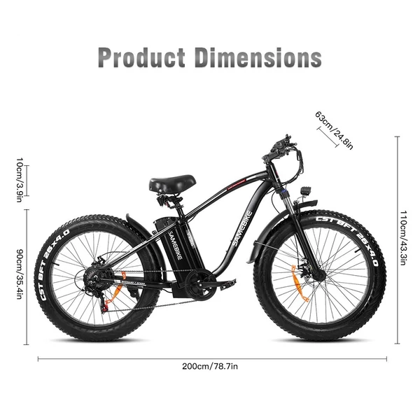 Samebike YY26 pedálos elektromos kerékpár