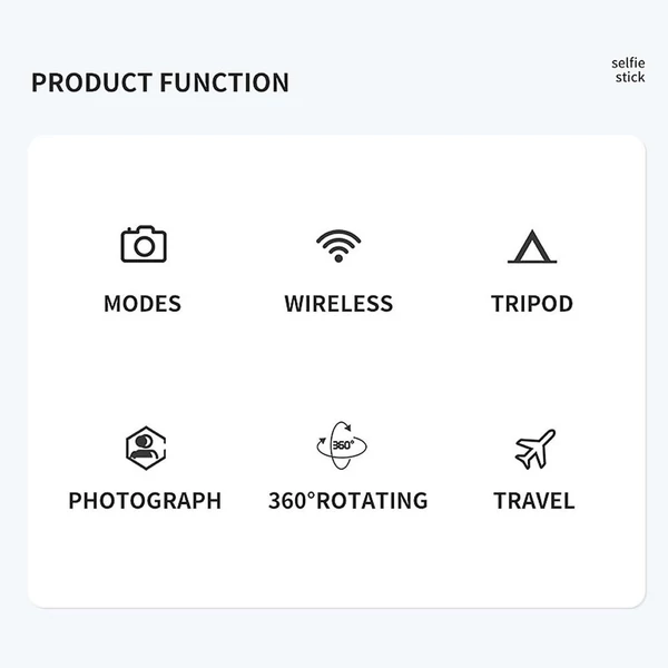 S03 kihúzható BT szelfi bot állvány 0,1S pillanatfelvétellel levehető vezetéknélküli távirányítóval, 245°-ban forgatható stabilizátor mobiltelefonokhoz és fényképezőgépekhez