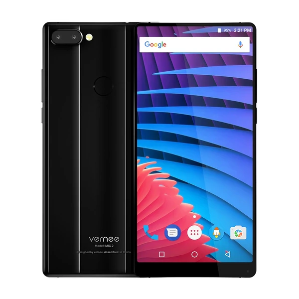 Vernee MIX 2 6 hüvelykes 18:9 FHD 4G okostelefon 6 GB RAM 64 GB ROM - Fekete