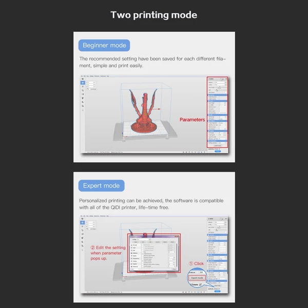 QIDI TECH X-MAX ipari minőségű 3D nyomtató