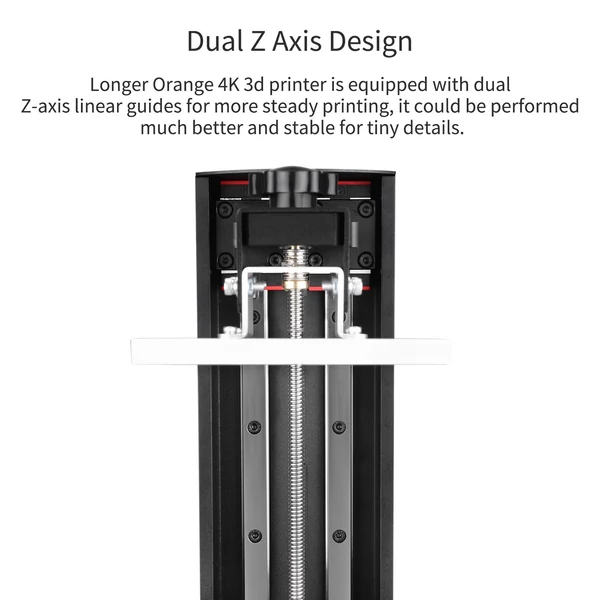 LONGER 3D nyomtató Ultrafine LCD gyanta nyomtató 405 nm-es párhuzamos UV LED fénysorforrás 5,5 hüvelykes 4K monokróm képernyővel