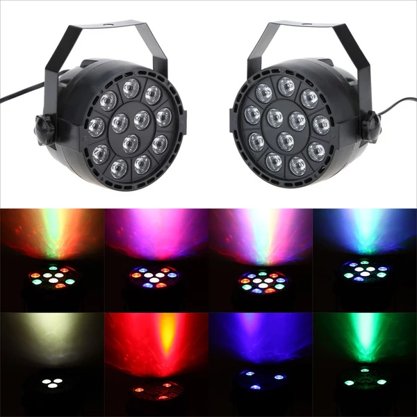 Lixada 15W RGBW LED színpadi PAR lámpa