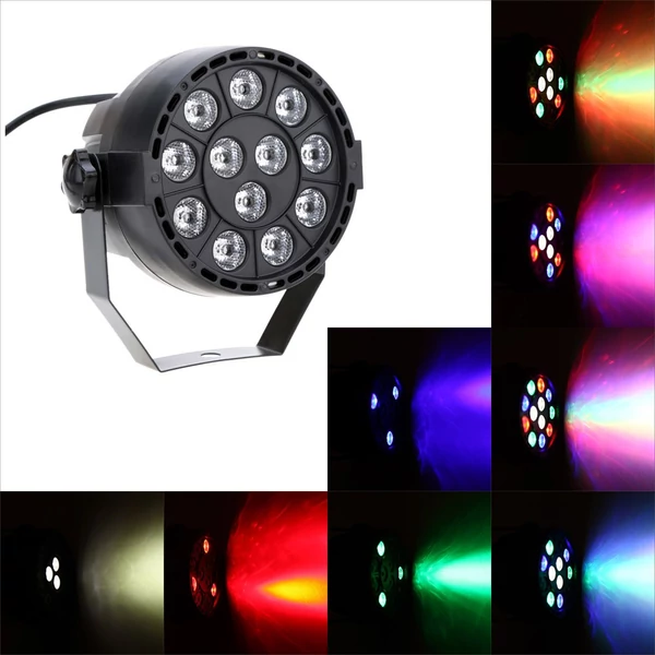 Lixada 15W RGBW LED színpadi PAR lámpa