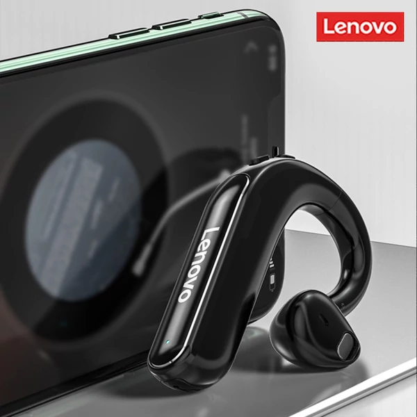 Lenovo TW16 BT5.0 üzleti egy fülhorgos zajszűrő fejhallgató - Fekete