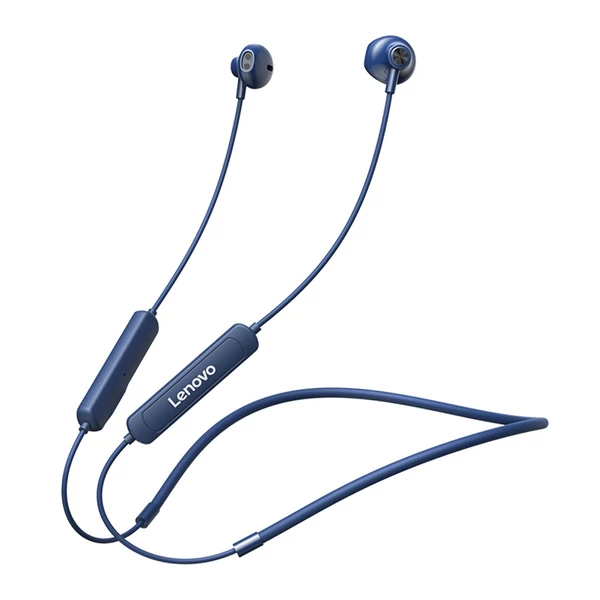 Lenovo SH1 vezetéknélküli Bluetooth 5.0 sport headset IPX5 vízálló mágneses nyakpánt Mi-vel - Kék