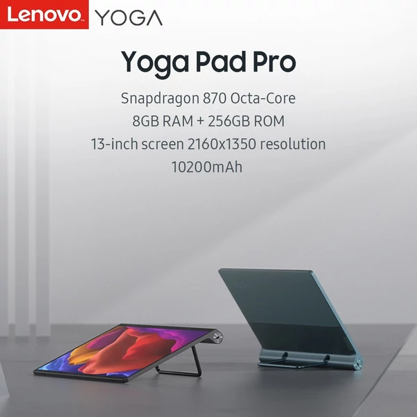 Lenovo Yoga Pad Pro WIFI Tablet 8 GB RAM 256 GB ROM 13 hüvelykes képernyő