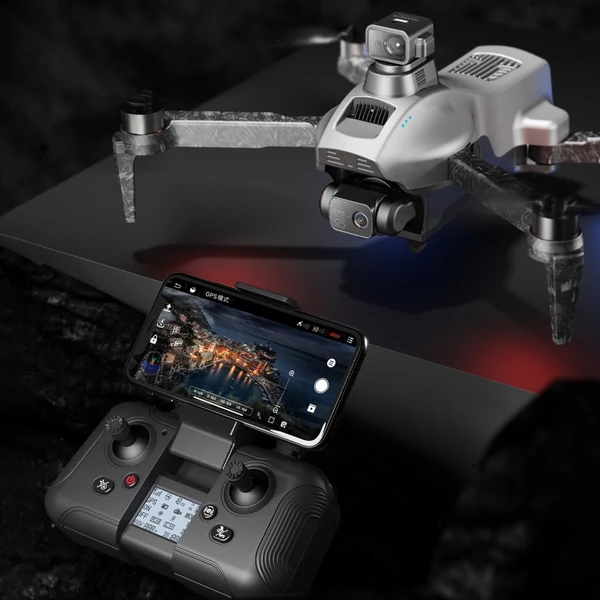 F13 5G Wifi 4K kamera 3 tengelyes karmantyús kefe nélküli motoros RC Quadcopter akadályelkerülő funkcióval - 1 akkumulátor