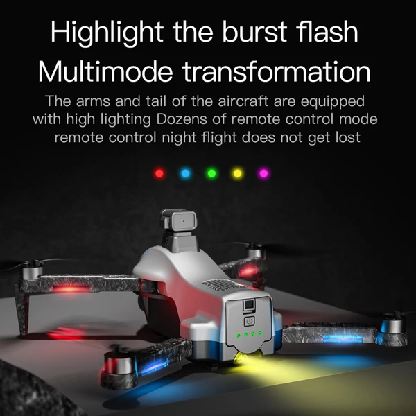 F13 5G Wifi 4K kamera 3 tengelyes karmantyús kefe nélküli motoros RC Quadcopter akadályelkerülő funkcióval - 1 akkumulátor