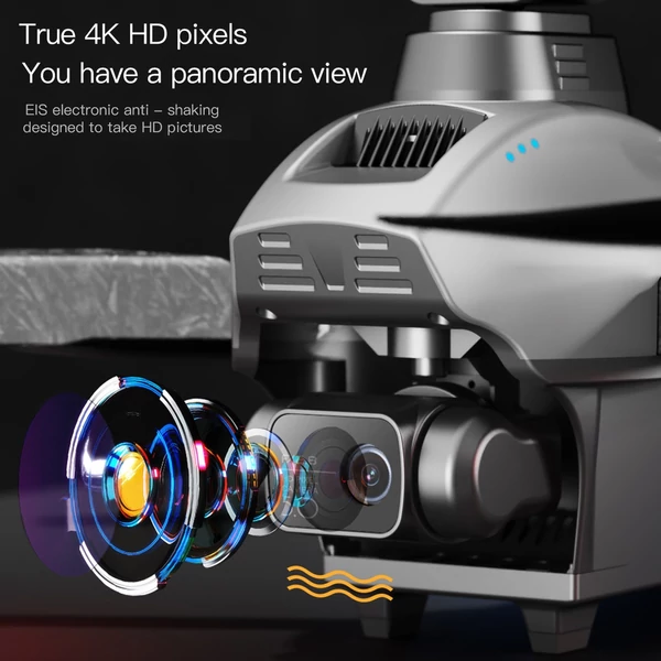 F13 5G Wifi 4K kamera 3 tengelyes karmantyús kefe nélküli motoros RC Quadcopter akadályelkerülő funkcióval - 1 akkumulátor