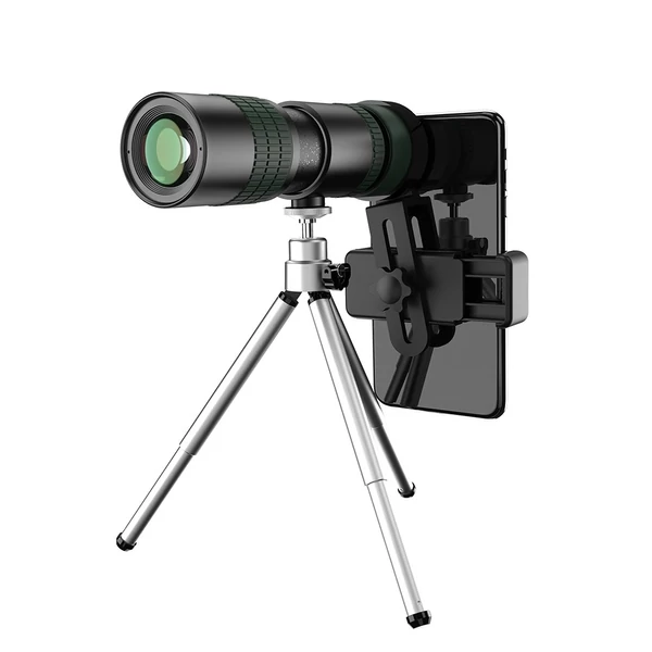 APEXEL monokuláris teleszkóp 8X-24X zoom BAK4 Prism FMC objektív okostelefon tartóval, állvány tárolótáskával