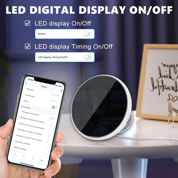 Tuya intelligens Wifi hőmérséklet páratartalom érzékelők APP távfelügyeleti monitor otthoni kapcsolathoz