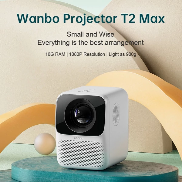 Wanbo Smart Mini LCD házimozi projektor T2 MAX - Fehér