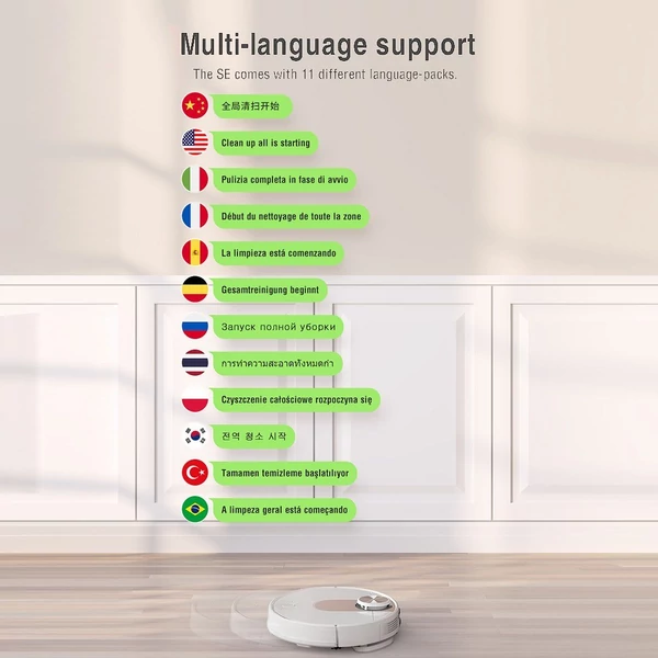 Viomi SE Smart Robotporszívó Mijia APP távirányító - Fehér