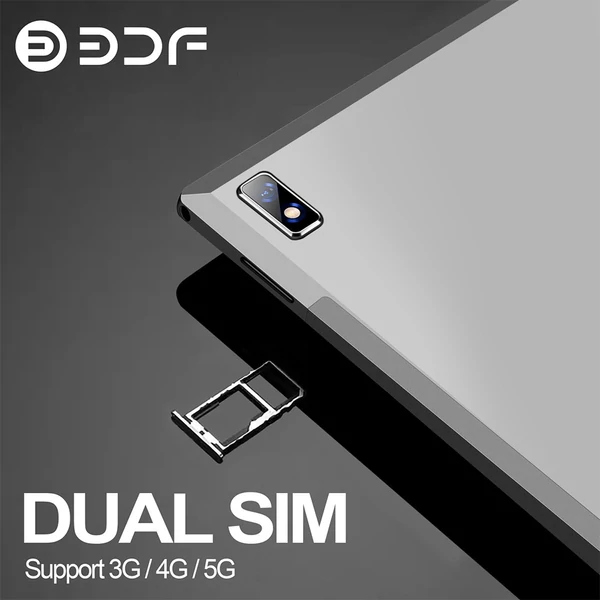 BDF P30 10,1 hüvelykes tablet MTK6762 processzor 4GB+64GB memória 1280*800 felbontás Android 11.0 - Rózsa arany