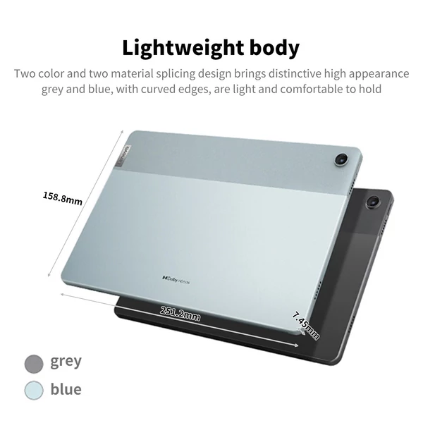 Lenovo Xiaoxin Tablet 2022 10,6 hüvelykes - 6+128 GB, Szürke