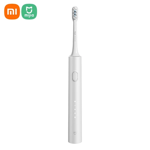 Xiaomi Mijia Sonic elektromos fogkefe T302 4 kefefejjel - Ezüst