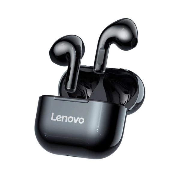 Lenovo LivePods LP40 félig-fülbe helyezhető fülhallgató + Lenovo TS32 USB tápellátású hangszóró - Fekete