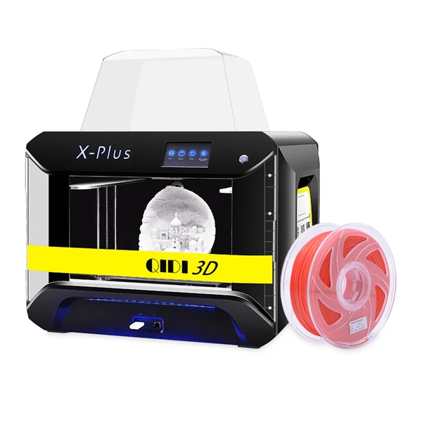 QIDI TECH X-PLUS ipari minőségű 3D nyomtató 4,3 hüvelykes színes érintőképernyővel