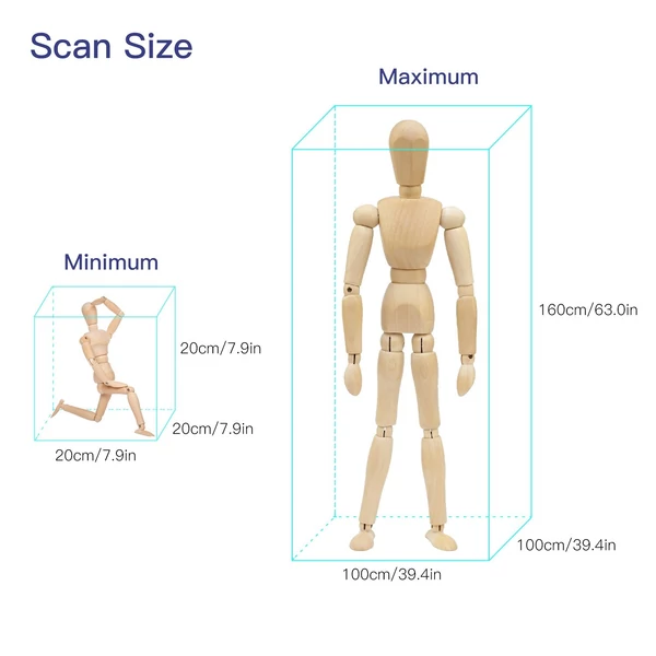 XYZprinting kézi színes 3D szkenner