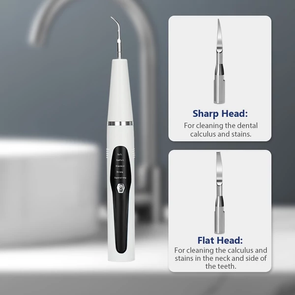 Elektromos fogkőeltávolító és -tisztító - Fekete