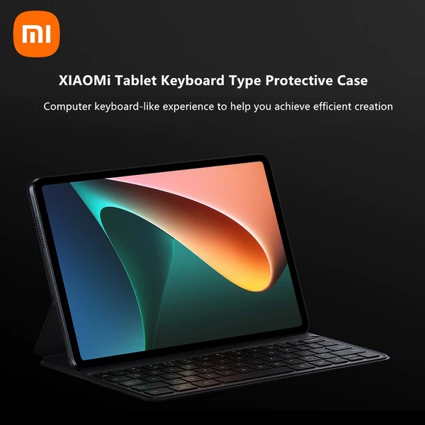 Eredeti Xiaomi Mi Pad 5/5 Pro Magic TouchPad billentyűzet tok - Fekete