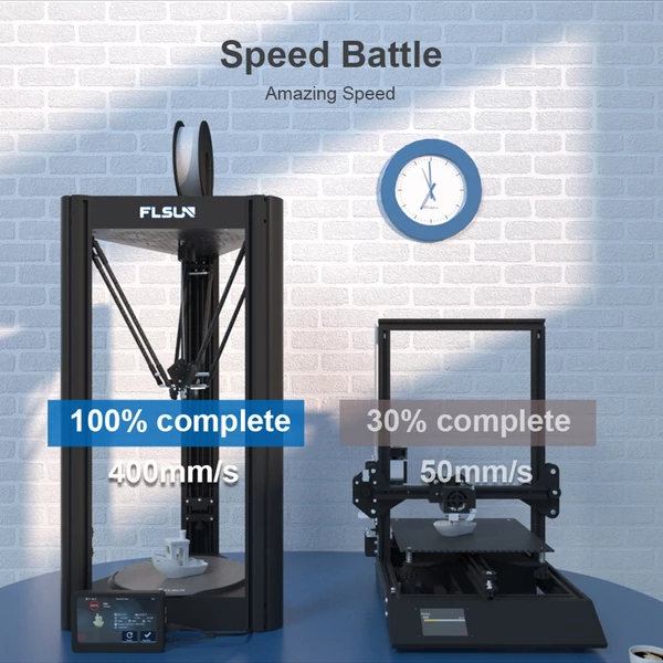 FLSUN V400 FDM 3D nyomtató, 400 mm/s nyomtatási sebesség