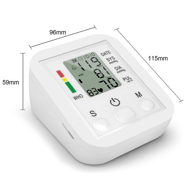 Elektronikus vérnyomásmérő karpánt típus LCD kijelzővel - Stílus 1