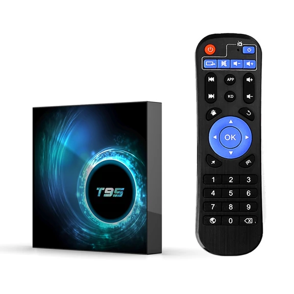 T95 Android 10.0 Smart TV Box Allwinner H616 négymagos 64 bites 4K médialejátszó - 4GB + 64GB