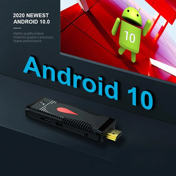 X96 S400 TV Stick Android 10.0 Allwinner H313 négymagos TV okosító 4K 60fps H.265 2.4G/5G kétsávos Wifi médialejátszó X96S400 TV BOX - 2GB 16GB