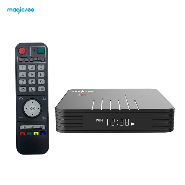 Magicsee N5 Smart Android 9.0 TV Box S905X3 Cortex-A55 négymagos 64 bites - 4 GB + 32 GB