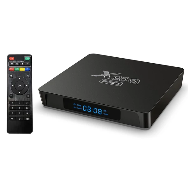 X96Q PRO Android 10.0 Smart TV Box UHD 4K médialejátszó - 2GB+16GB