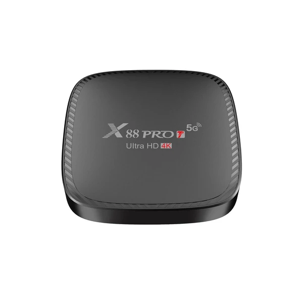 X88 PRO T Android 10.0 Smart TV Box UHD 4K Media Player Allwinner H313 Négymagos H.265 VP9 2.4G/5G Kétsávos WiFi 100M LAN távirányítóval - 2GB+16GB