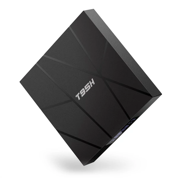 T95H Android 10.0 Smart TV Box Allwinner H616 négymagos 64 bites 6K médialejátszó LCD kijelző - 4GB+32GB