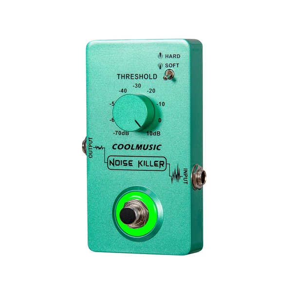 COOLMUSIC True Bypass gitáreffektus pedálok 4 forgó gombbal és lábkapcsolóval elektromos gitárhoz, basszusgitárhoz - C-CS02